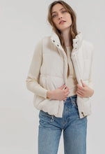 Load image into Gallery viewer, Ivory Puffer Vest
