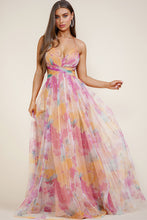 Load image into Gallery viewer, Watercolor Floral Gown
