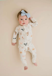 Farm Friends Bamboo Onesie