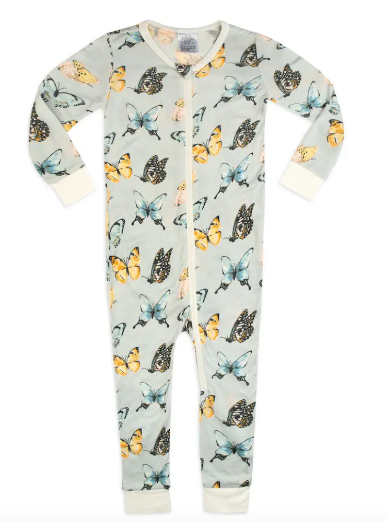 Butterfly Zipper Pajama