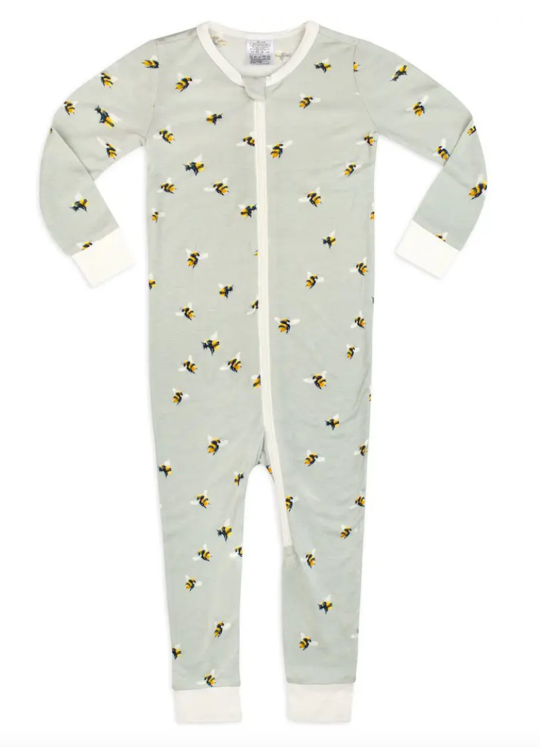 Bumblebee Bamboo Zipper Pajama