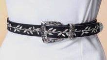 Load image into Gallery viewer, Vine Embroidered Belt

