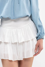 Load image into Gallery viewer, White Smocked Skirt
