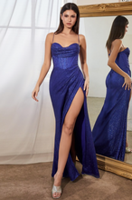 Load image into Gallery viewer, Tinsel Gown *multiple colors*
