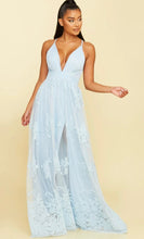 Load image into Gallery viewer, Sky Blue Velvet Maxi
